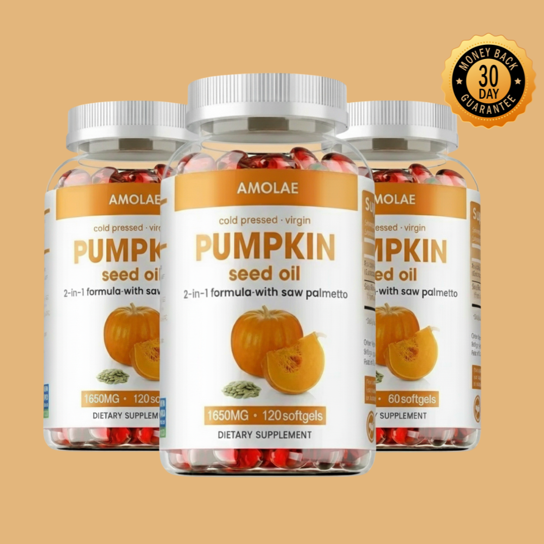 🧡 Pumpkin Seed Oil + Saw Palmetto