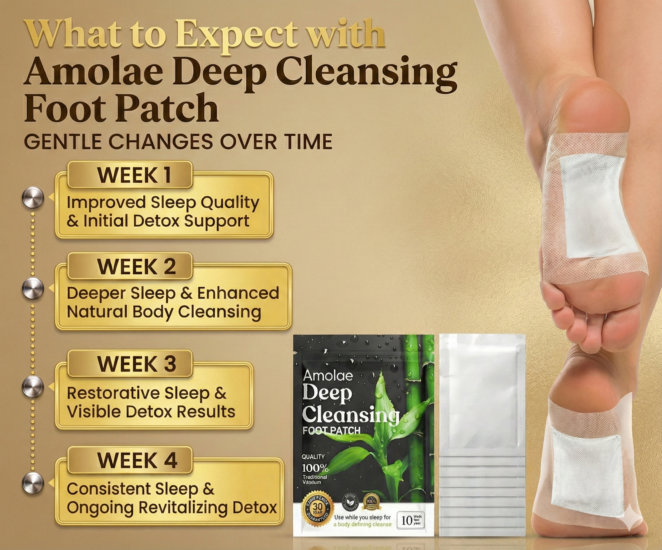 Amolae™ Detox Patches | Restore Balance & Wellness
