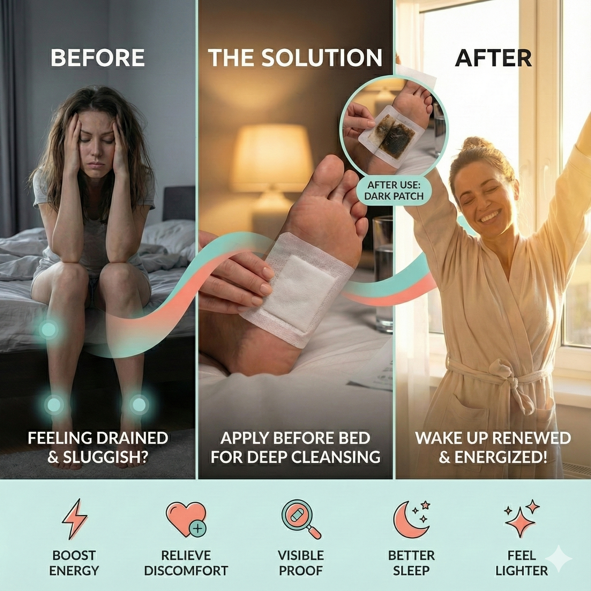 Amolae™ Detox Patches | Restore Balance & Wellness