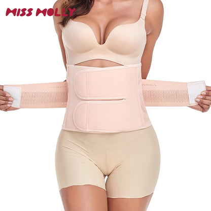 Postpartum Girdle C-Section Recovery Belt Back Support Belly Wrap Belly Band Shapewear Abdominal Binder Post Surgery Cinchers