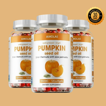 🧡 Pumpkin Seed Oil + Saw Palmetto